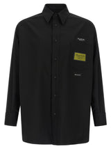 MM6 Maison Margiela Black Polyester Blouse
