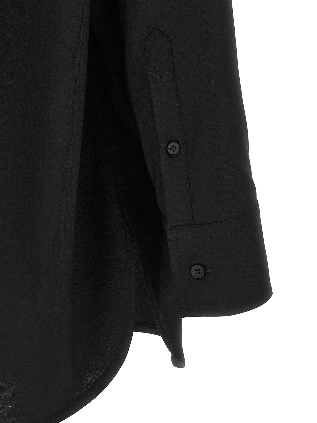 MM6 Maison Margiela Black Polyester Blouse