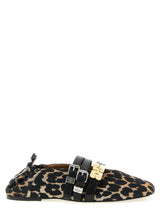Ballerines en coton multicolores Ganni