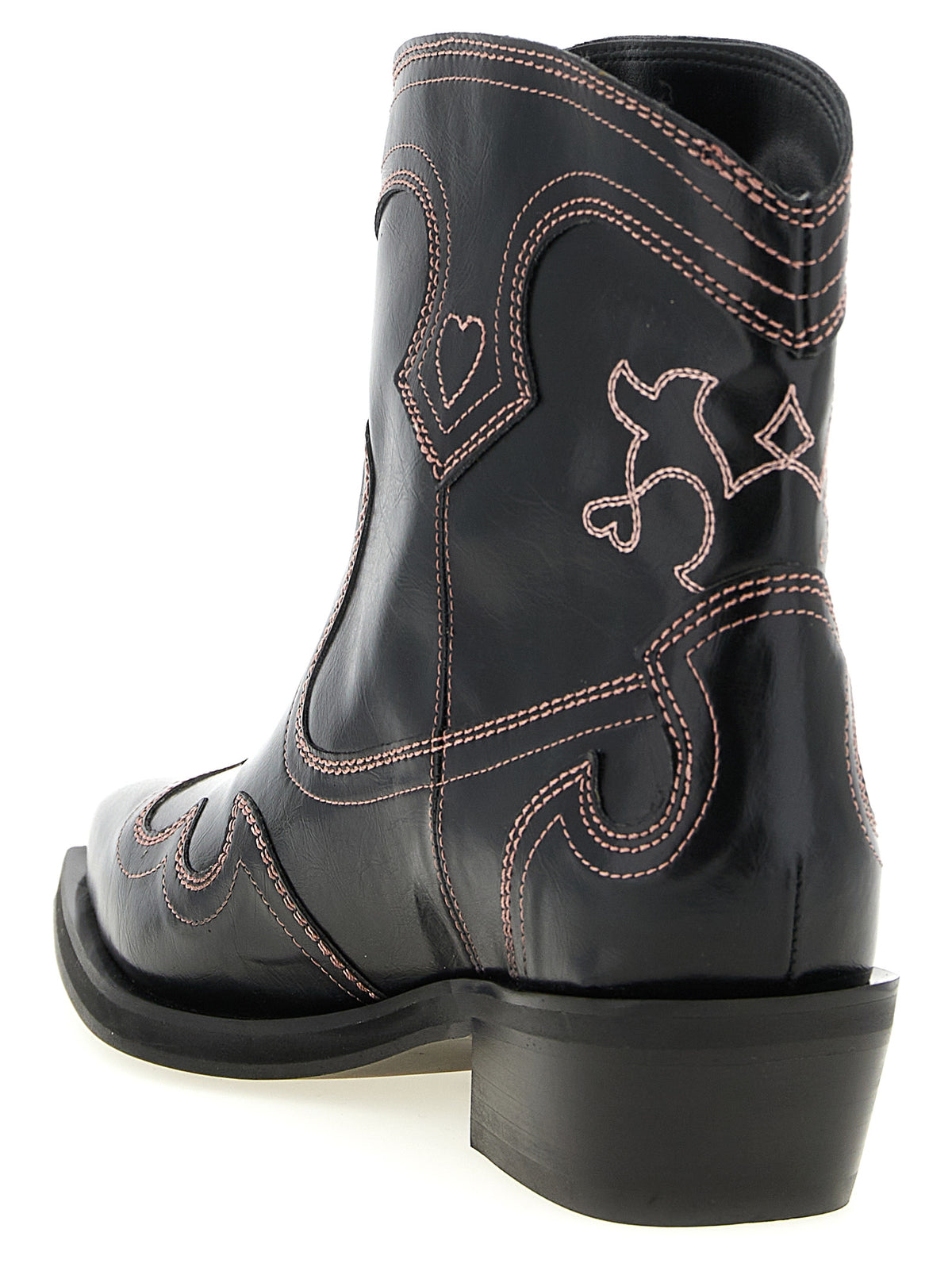 Ganni Black Polyethylene Chelsea Boots - Eco-Friendly Style