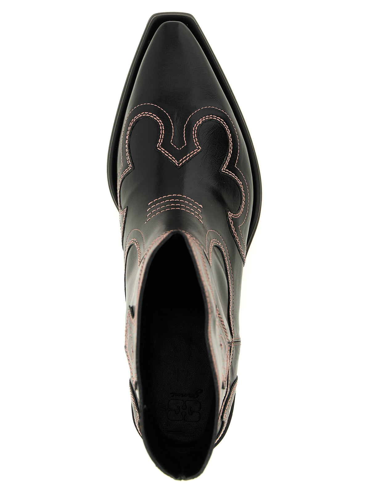 Ganni Black Polyethylene Chelsea Boots - Eco-Friendly Style