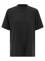 The Attico Black Cotton T-Shirt - Stylish and Comfortable