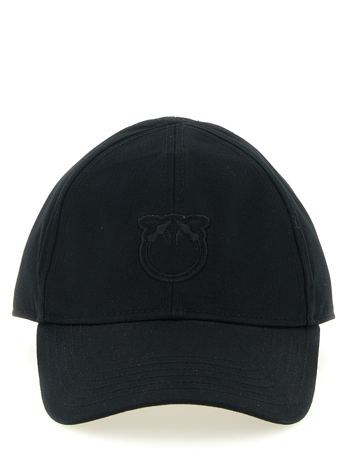 Casquette en coton noir PINKO