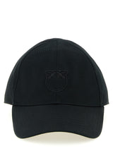 Casquette en coton noir PINKO