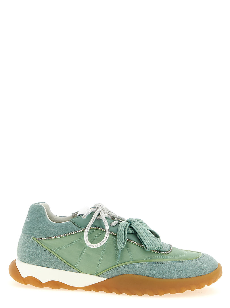 Baskets bicolores en cuir de veau PINKO