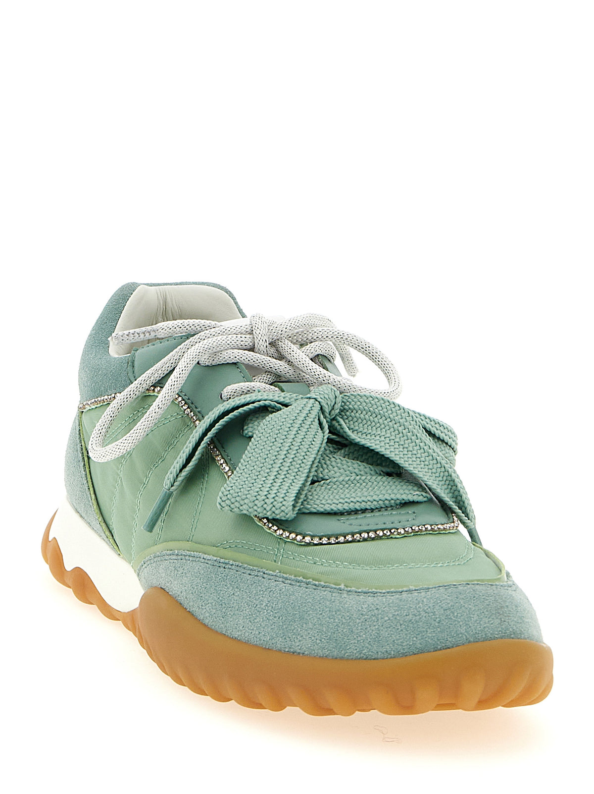 Baskets bicolores en cuir de veau PINKO