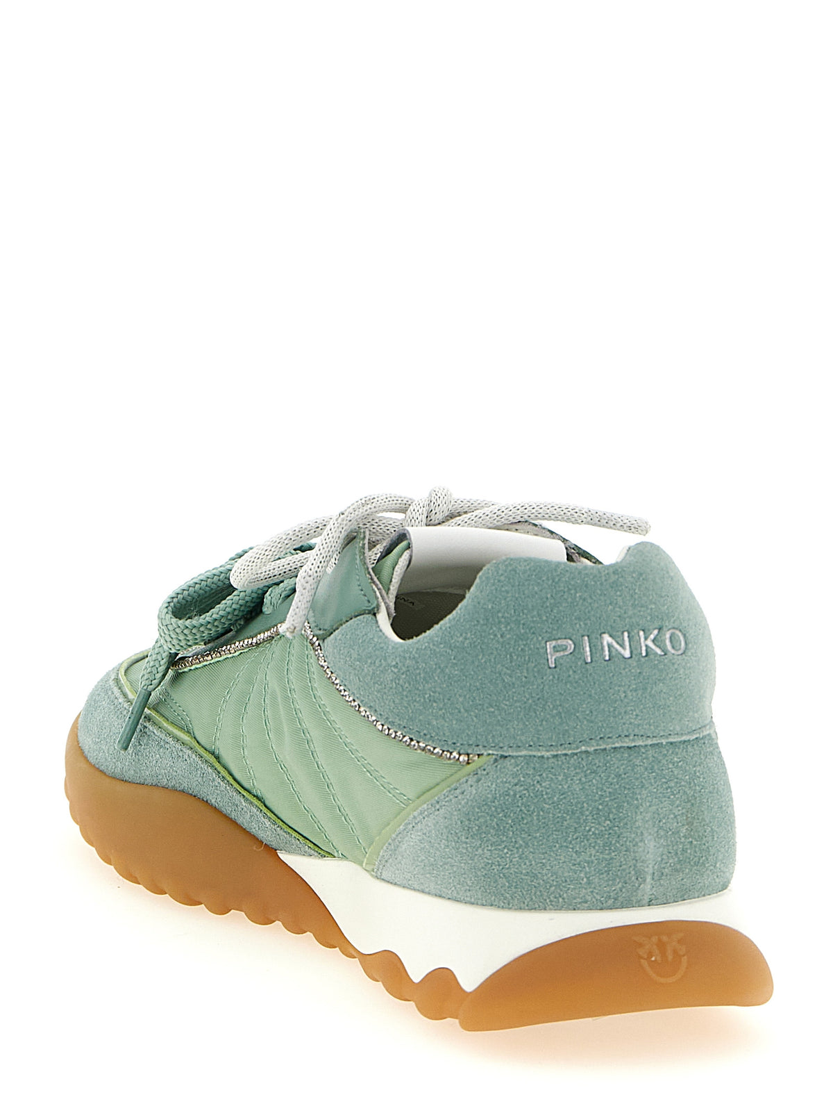 Baskets bicolores en cuir de veau PINKO
