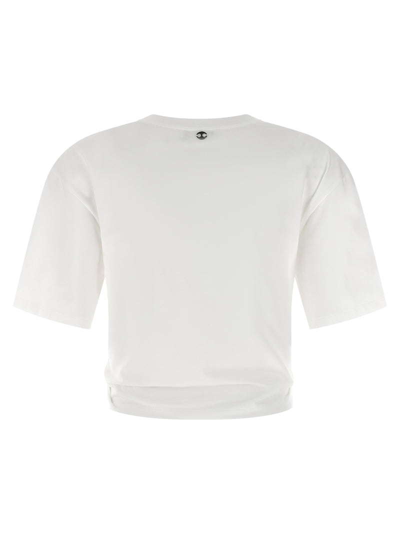 T-shirt en coton blanc Paco Rabanne