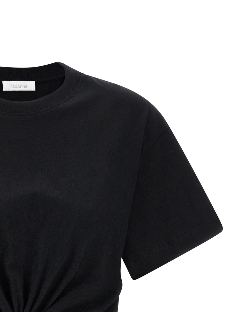 T-shirt Paco Rabanne en coton noir
