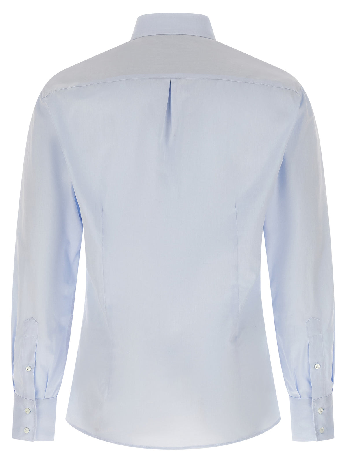 Chemisier en coton bleu Brunello Cucinelli