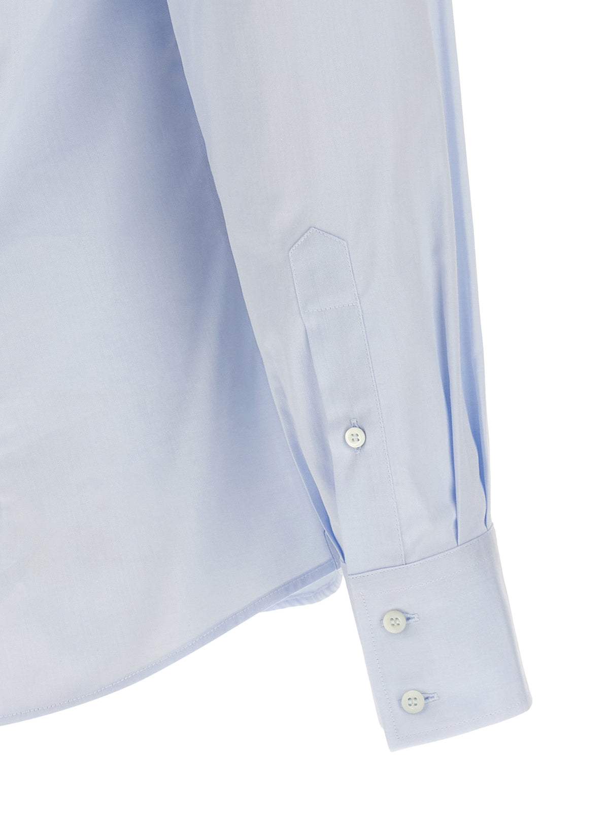 Chemisier en coton bleu Brunello Cucinelli