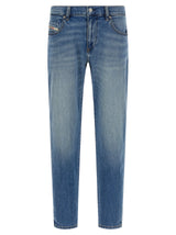 Jean droit Diesel en coton bleu