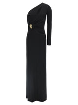 Robe longue Elisabetta Franchi noire en viscose