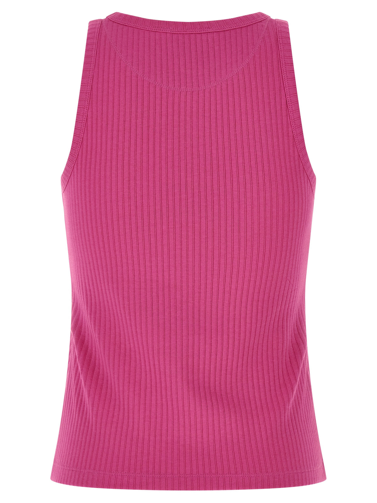 T-shirt sans manches en coton fuchsia Marni