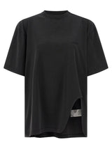 T-shirt en coton noir Attico