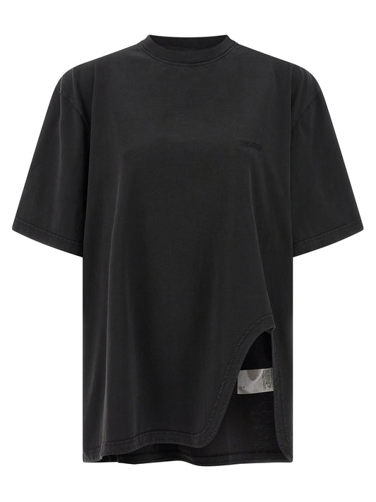 T-shirt en coton noir Attico