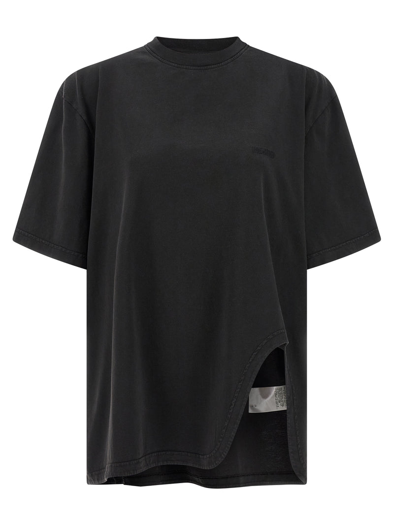 T-shirt en coton noir Attico
