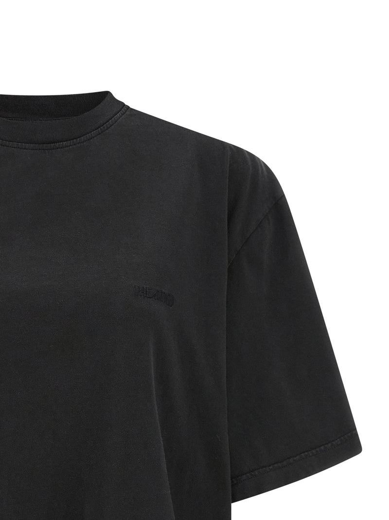 T-shirt en coton noir Attico