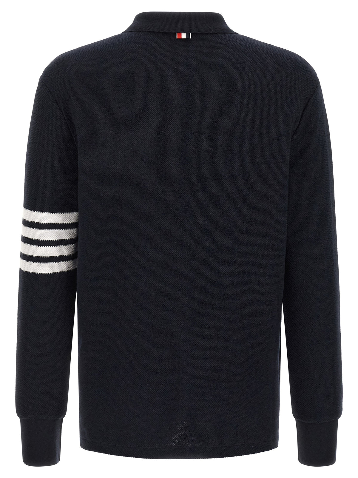 Polo en coton bleu Thom Browne