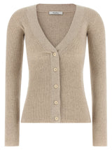 Max Mara Beige Wool Cardigan