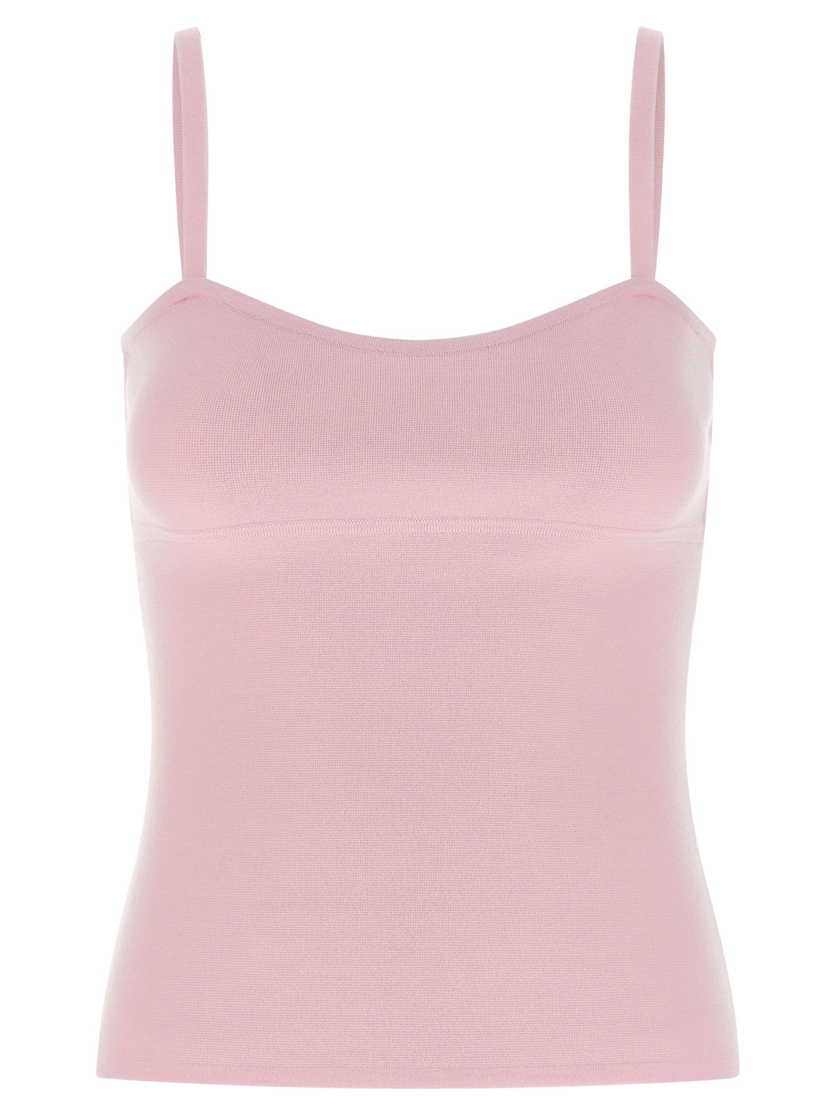 T-shirt sans manches Max Mara multicolore en laine vierge