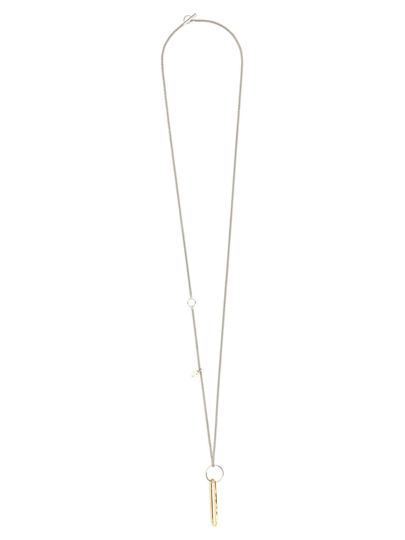Jil Sander Collier en laiton doré
