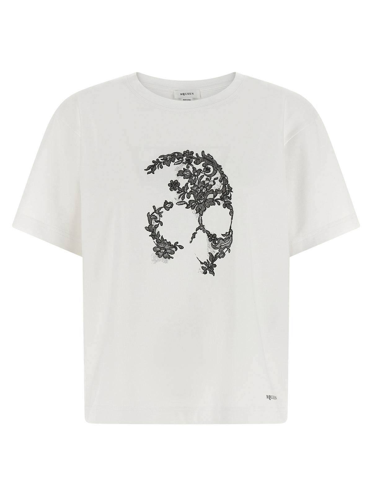 Alexander McQueen Bicolor Cotton T-Shirt - Iconic Style