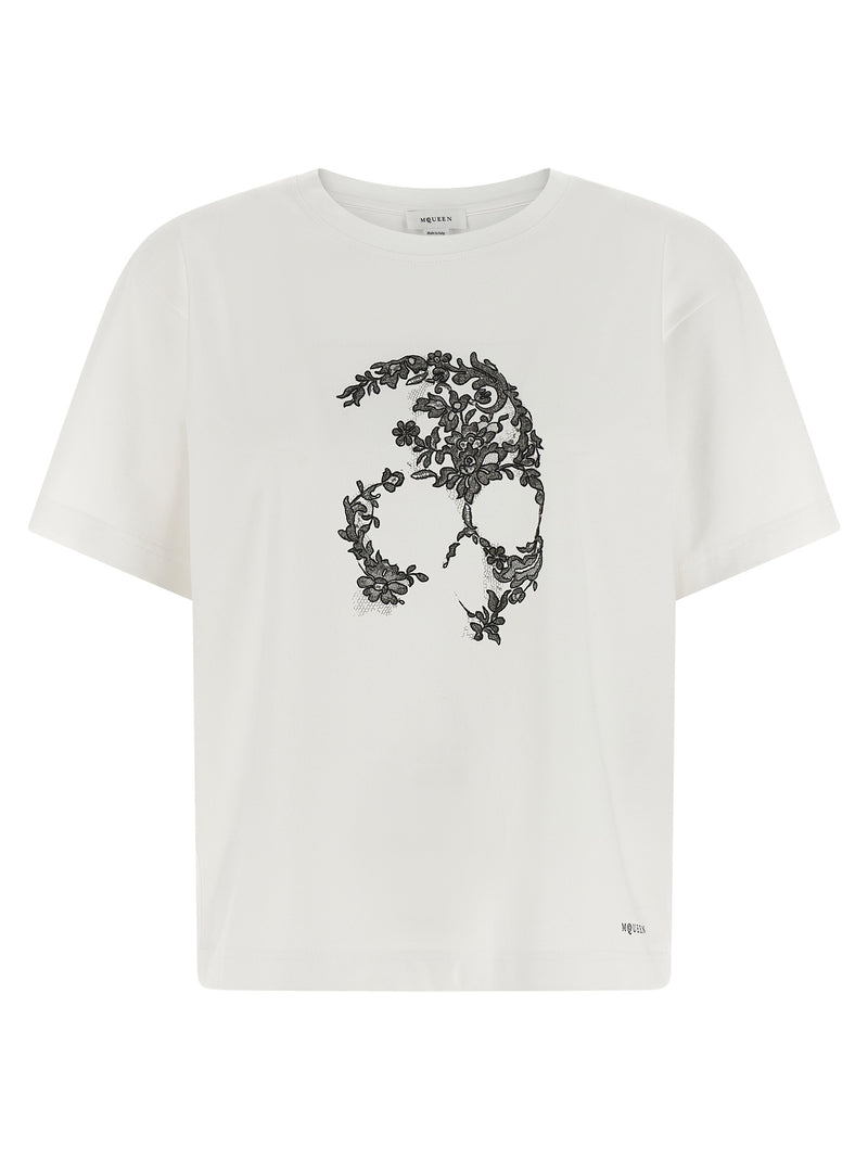 Alexander McQueen Bicolor Cotton T-Shirt - Iconic Style
