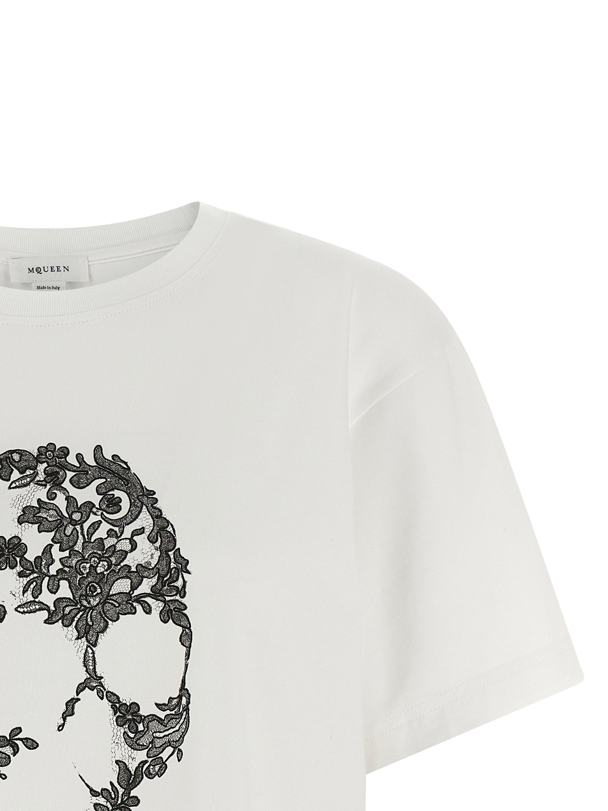 Alexander McQueen Bicolor Cotton T-Shirt - Iconic Style