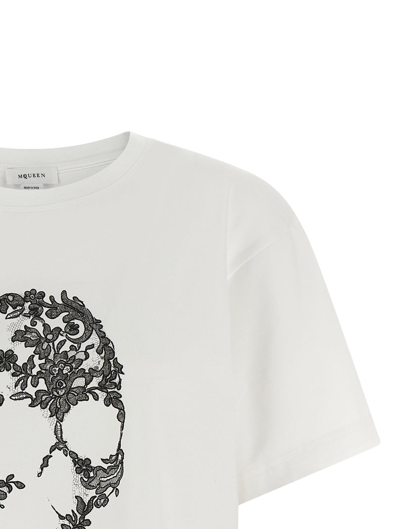 Alexander McQueen Bicolor Cotton T-Shirt - Iconic Style