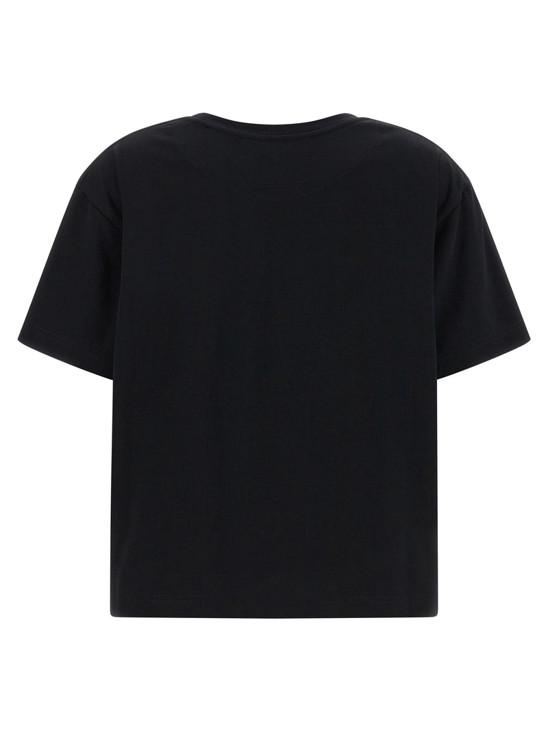 T-shirt bicolore en coton Alexander McQueen