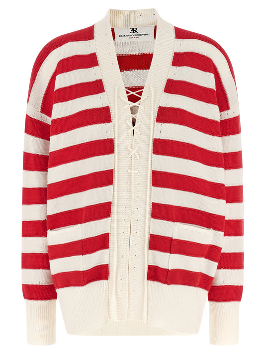 Ermanno Scervino Multicolor Cotton Cardigan for Women
