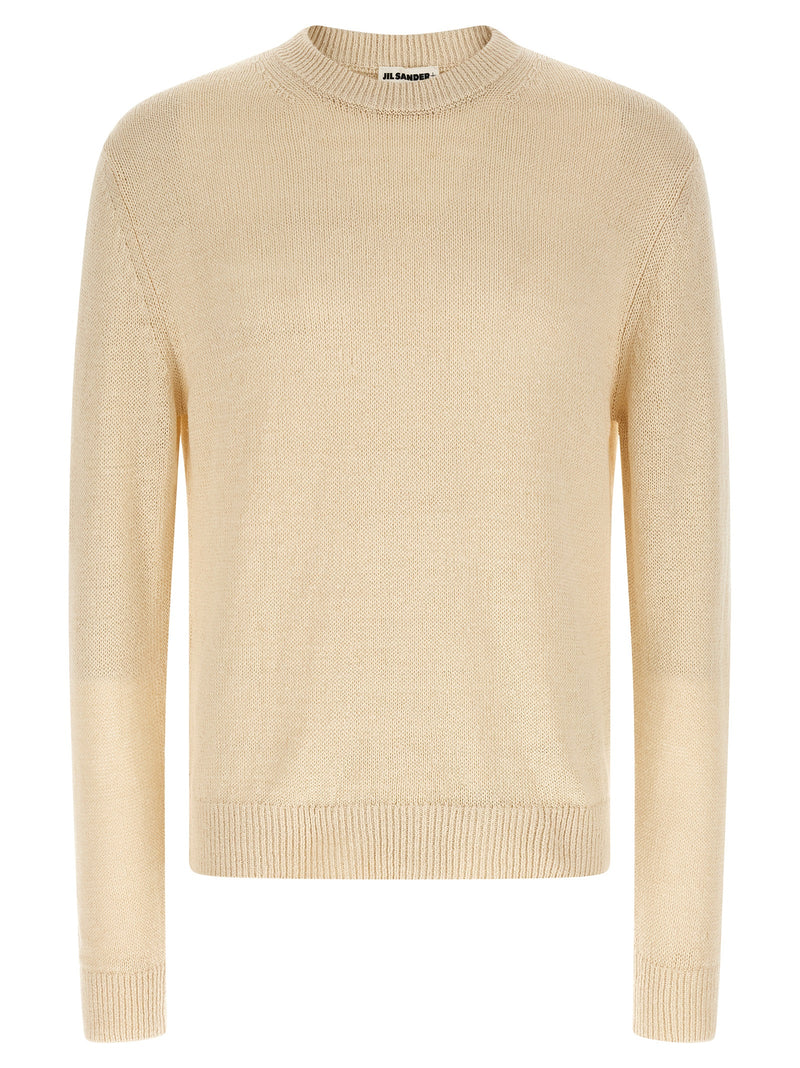 Gilet en chanvre beige Jil Sander