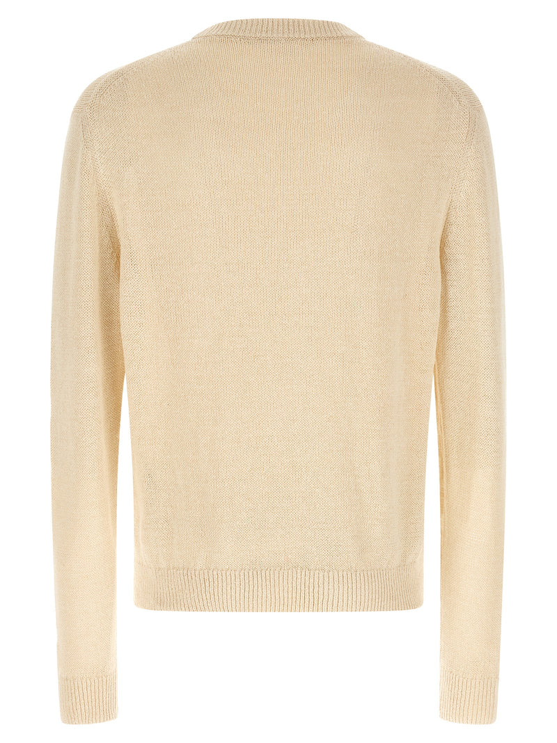 Gilet en chanvre beige Jil Sander