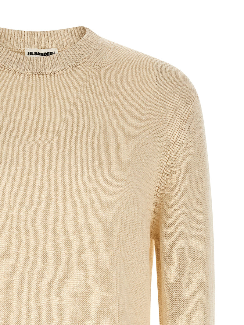 Gilet en chanvre beige Jil Sander