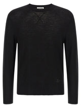 Jil Sander Black Virgin Wool Cardigan