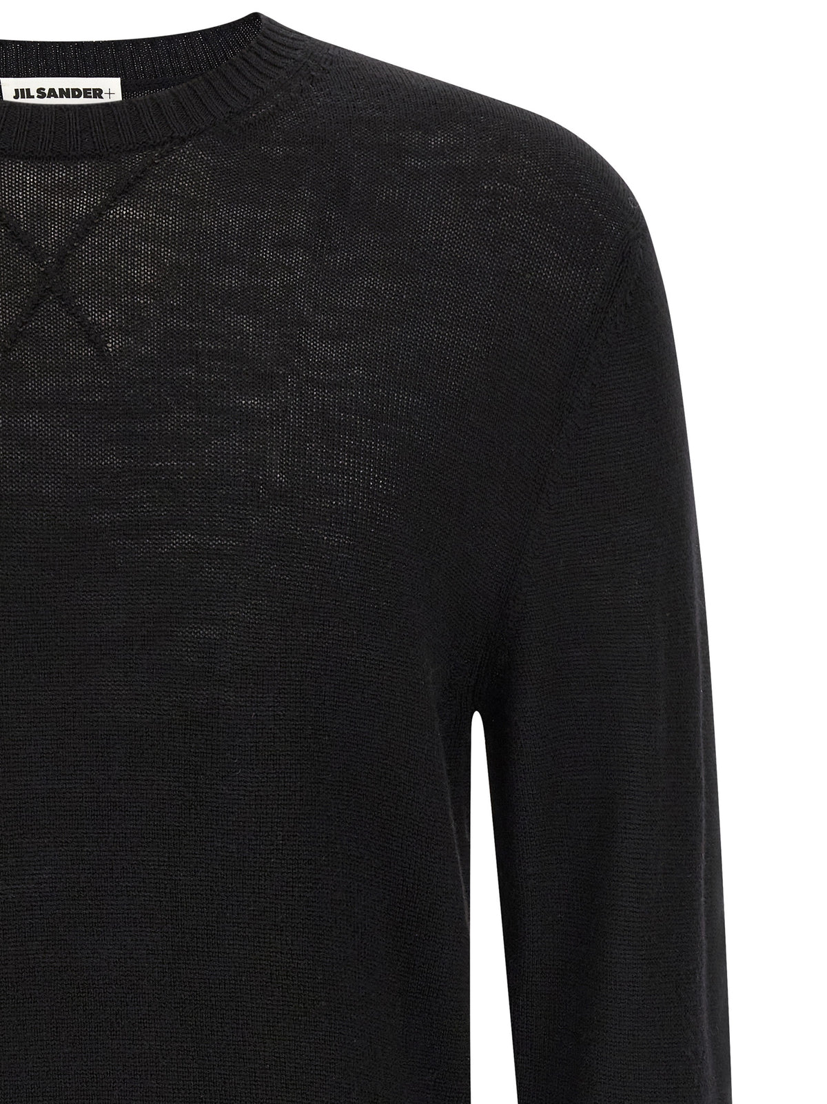 Jil Sander Black Virgin Wool Cardigan