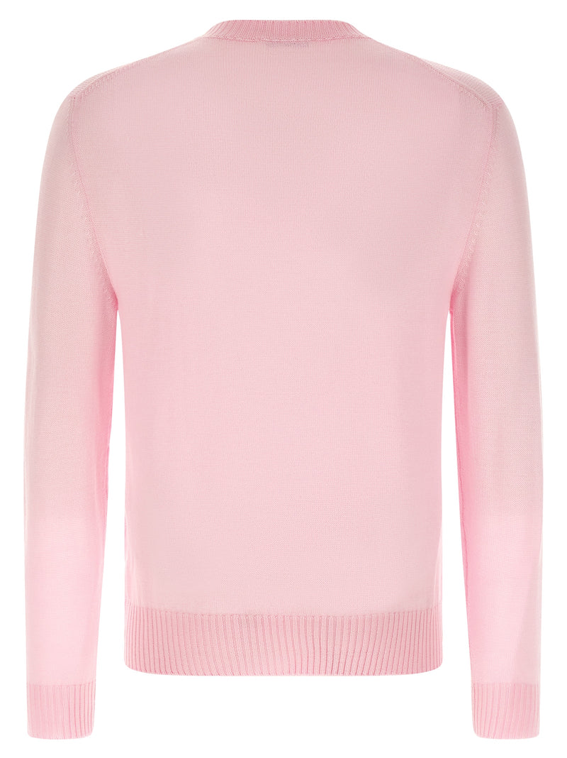 Cardigan en Laine Vierge Multicolore Jil Sander
