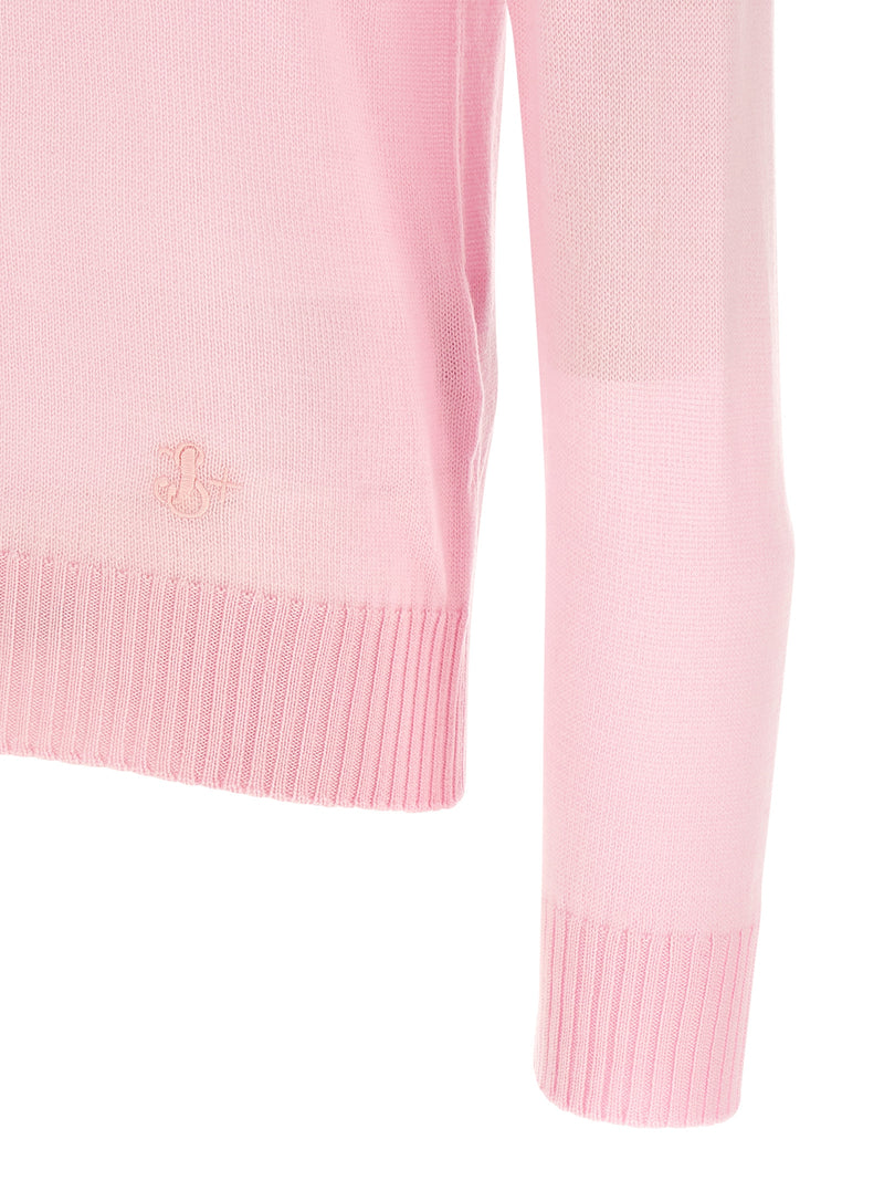 Cardigan en Laine Vierge Multicolore Jil Sander