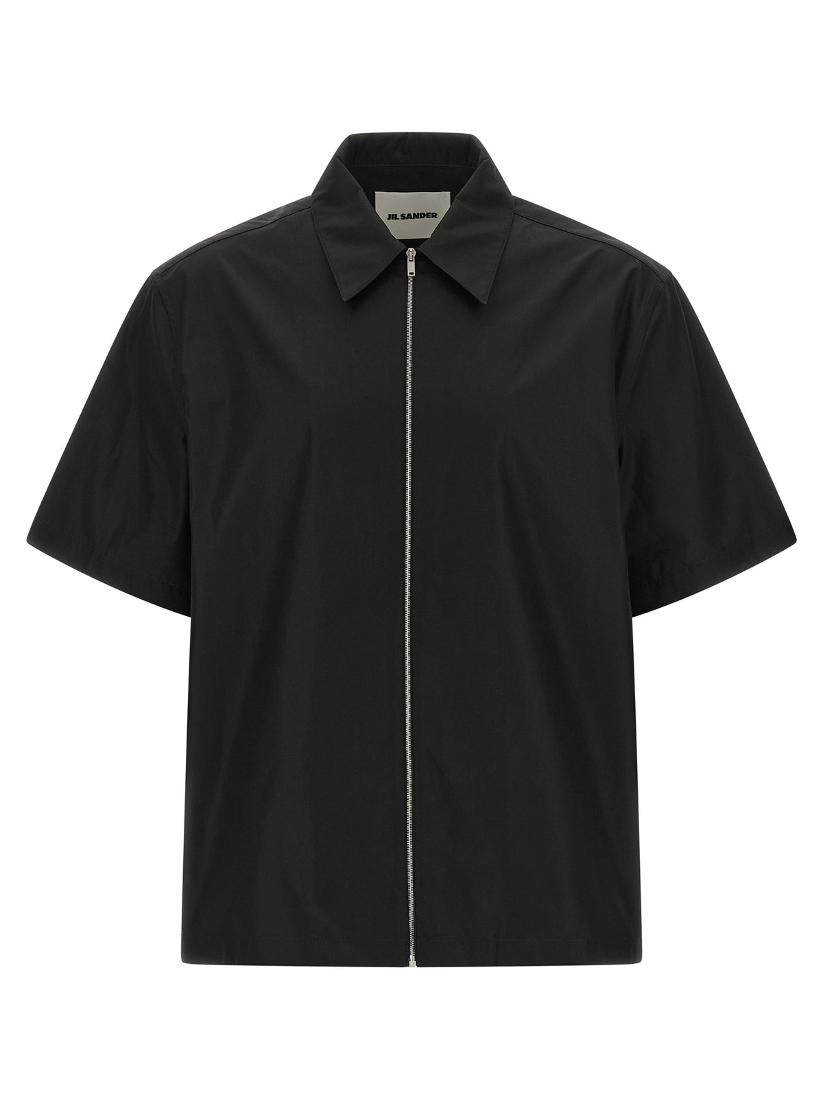 Chemisier noir en coton Jil Sander