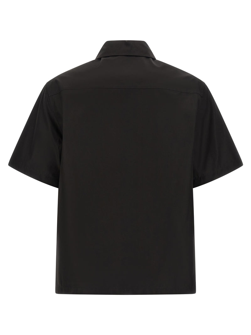 Chemisier noir en coton Jil Sander