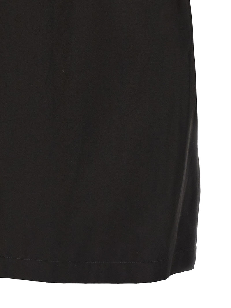 Chemisier noir en coton Jil Sander