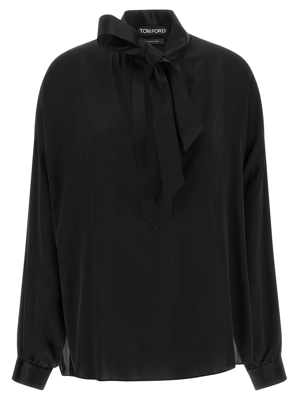 Chemisier en soie noire Tom Ford