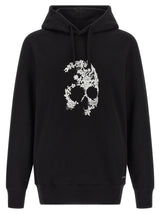 Sweat-shirt bicolore en coton Alexander McQueen