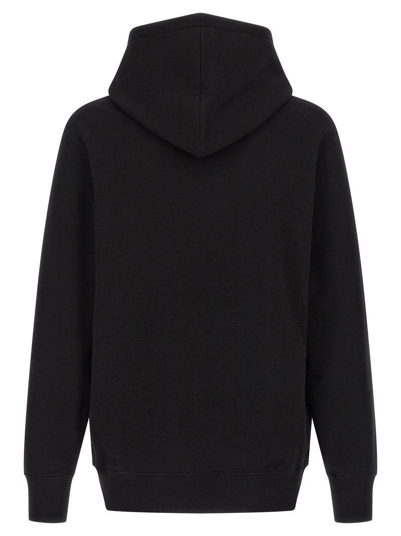 Sweat-shirt bicolore en coton Alexander McQueen