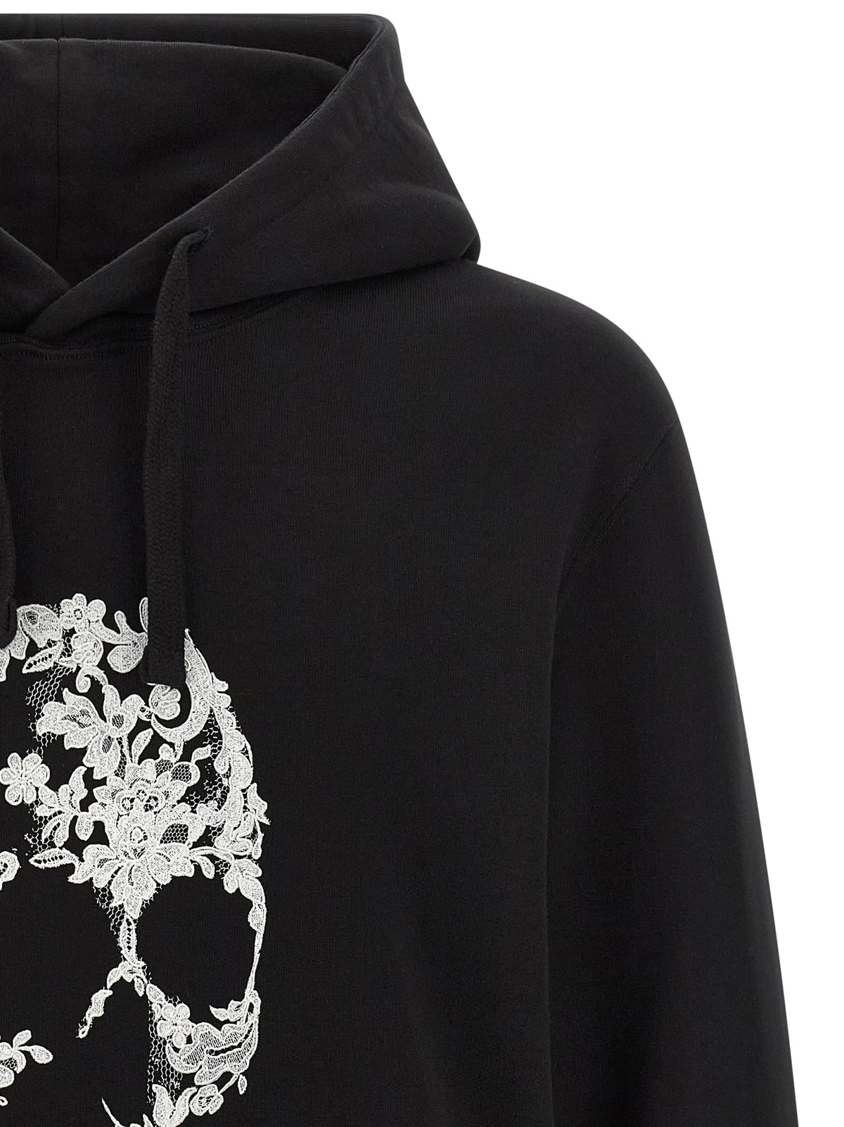 Sweat-shirt bicolore en coton Alexander McQueen
