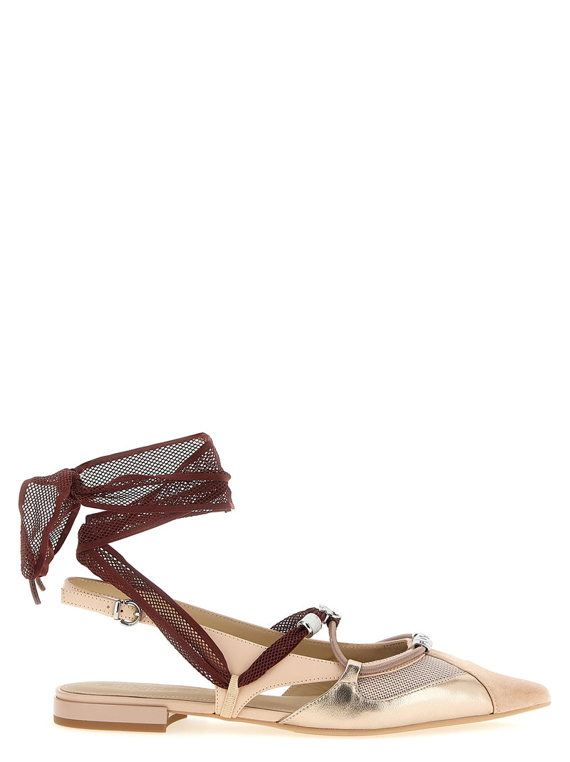Ballerines en cuir multicolore PINKO
