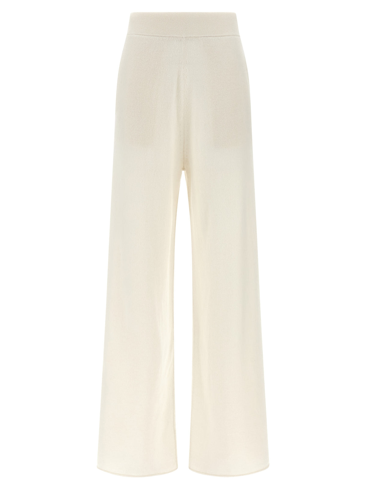 Pantalon décontracté en cachemire blanc Max Mara