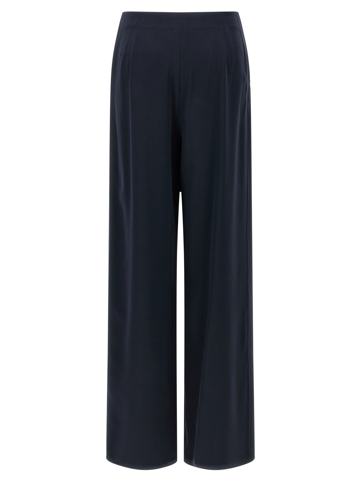 Max Mara Mxppalude Blue Silk Casual Pants