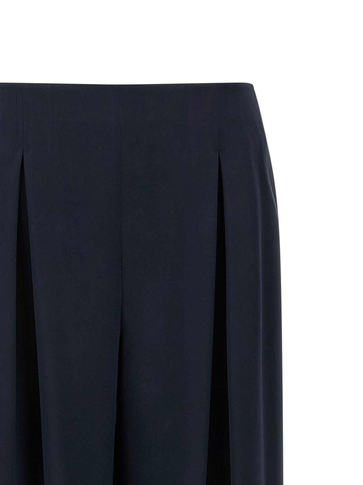 Max Mara Mxppalude Blue Silk Casual Pants